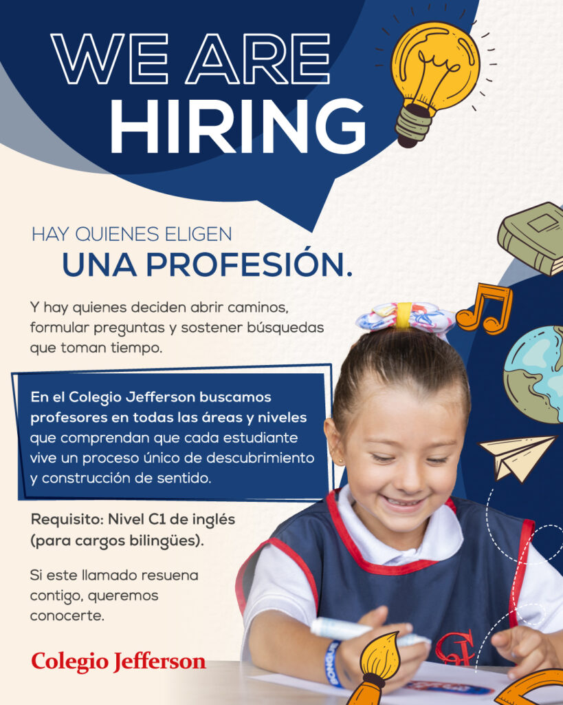 POST TEACHER COLEGIO JEFFERSON